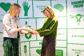 Queen Maxima At A Meeting Of WOMEN Inc- Amsterdam