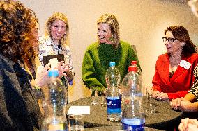 Queen Maxima At A Meeting Of WOMEN Inc- Amsterdam