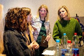 Queen Maxima At A Meeting Of WOMEN Inc- Amsterdam