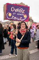 International Women's Day In Bordeaux, Saturday, March 8, 2025.