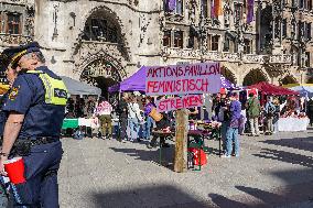 Police Presence At The International Women's Day 2025 In Munich