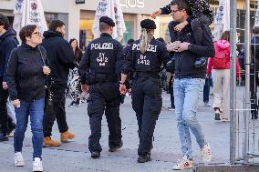 Police Presence At The International Women's Day 2025 In Munich