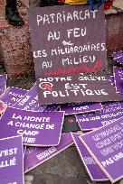 International Women's Day In Bordeaux, Saturday, March 8, 2025.