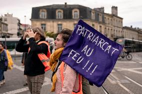 International Women's Day In Bordeaux, Saturday, March 8, 2025.