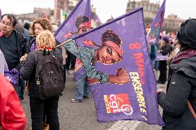 International Women's Day In Bordeaux, Saturday, March 8, 2025.