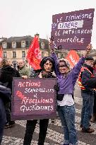 International Women's Day In Bordeaux, Saturday, March 8, 2025.