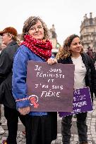 International Women's Day In Bordeaux, Saturday, March 8, 2025.