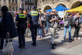 Police Presence At The International Women's Day 2025 In Munich