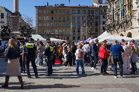 Police Presence At The International Women's Day 2025 In Munich