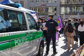 Police Presence At The International Women's Day 2025 In Munich