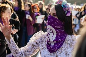 Internationa Women's Day Demonstration in Berlin