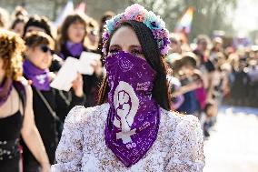 Internationa Women's Day Demonstration in Berlin