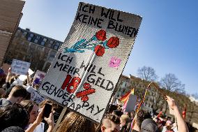 Internationa Women's Day Demonstration in Berlin