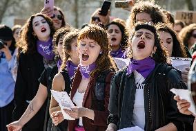 Internationa Women's Day Demonstration in Berlin