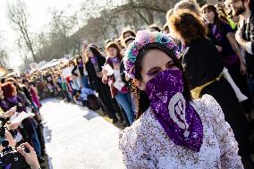 Internationa Women's Day Demonstration in Berlin