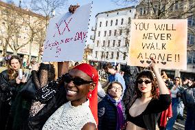 Internationa Women's Day Demonstration in Berlin