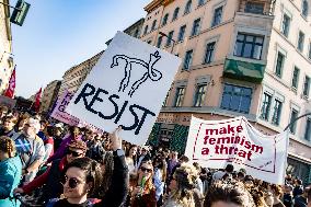 Internationa Women's Day Demonstration in Berlin