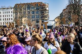 Internationa Women's Day Demonstration in Berlin
