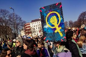 Internationa Women's Day Demonstration in Berlin