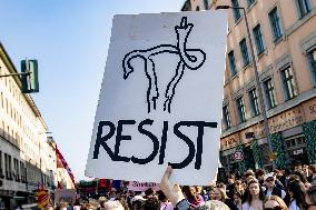 Internationa Women's Day Demonstration in Berlin