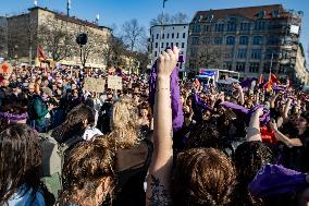 Internationa Women's Day Demonstration in Berlin