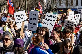Internationa Women's Day Demonstration in Berlin