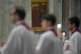Cardinal Pietro Parolin Celebrates Mass Fot Pro Life Association - Vatican City