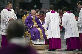 Cardinal Pietro Parolin Celebrates Mass Fot Pro Life Association - Vatican City