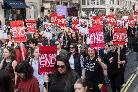 Million Women Rise March In London