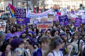 International Women Rights Day Demonstration - Paris