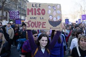International Women Rights Day Demonstration - Paris