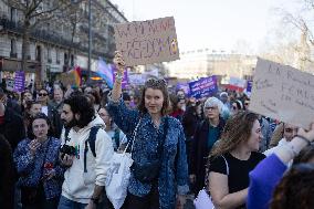 International Women Rights Day Demonstration - Paris