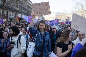 International Women Rights Day Demonstration - Paris