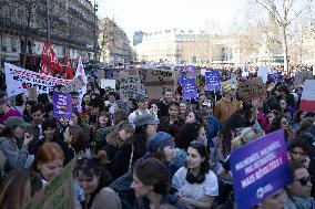 International Women Rights Day Demonstration - Paris
