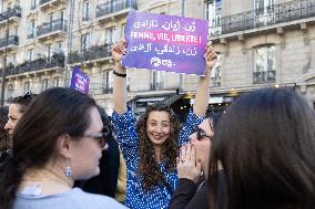 International Women Rights Day Demonstration - Paris