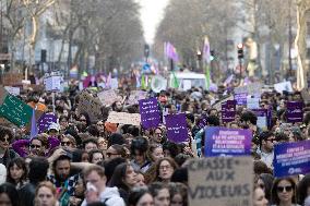 International Women Rights Day Demonstration - Paris