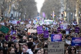 International Women Rights Day Demonstration - Paris