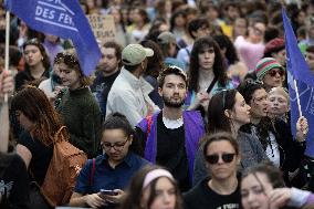 International Women Rights Day Demonstration - Paris