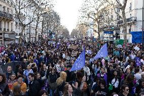 International Women Rights Day Demonstration - Paris