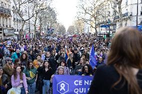 International Women Rights Day Demonstration - Paris