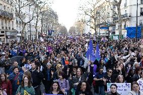 International Women Rights Day Demonstration - Paris