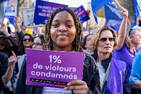 International Women’s Day: 120,000 People Gathered In Paris To Advocate For Gender Equality.