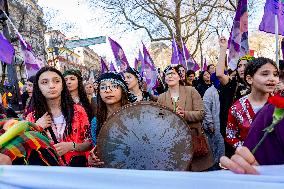 International Women’s Day: 120,000 People Gathered In Paris To Advocate For Gender Equality.