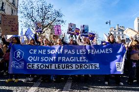 International Women’s Day: 120,000 People Gathered In Paris To Advocate For Gender Equality.