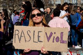 International Women’s Day: 120,000 People Gathered In Paris To Advocate For Gender Equality.