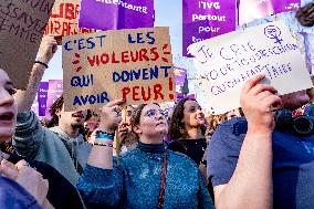 International Women’s Day: 120,000 People Gathered In Paris To Advocate For Gender Equality.