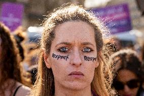 International Women’s Day: 120,000 People Gathered In Paris To Advocate For Gender Equality.