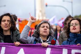 Women's Day Demo In Lisbon In Lisbon