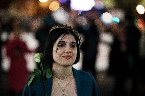 Women's March In Tbilisi For The International Women's Day