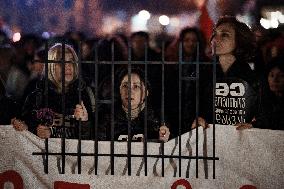 Women's March In Tbilisi For The International Women's Day